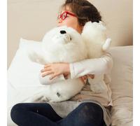 Peluche phoque arsène blanc 60 cm