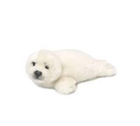 WWF - Peluche Bébé Phoque - Douce et Souple - Couleur Crème - Normes CE - Hauteur 24 cm