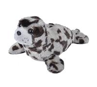 peluche phoque junior 20 cm en peluche marron/gris