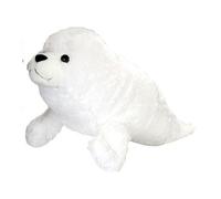 Wild Republic peluche phoque junior 76 cm en peluche blanche Blanc