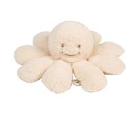 Peluche pieuvre hochet longs poils Sable