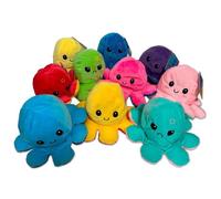 Peluche Pieuvre réversible 20 cm modèle aléatoire