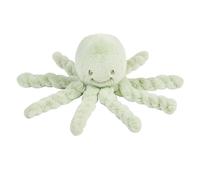 Nattou Lapidou Doudou Pieuvre Peluche - Doudou Poulpe pour Nouveau-nés - Polyester - 22 cm - Vert Tendre