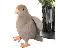Peluche pigeon - Oiseau simulé amusant réaliste câlin | Peluche pigeon pour fête des garçons, maison, canapé, chambre, décoration de voiture, jouet en peluche pour Halloween, cadeau de Pâques et de