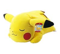 Peluche Pikachu Dort 40 cm - Pokémon - BANDAI - Doudou ou Oreiller - Pour Enfant à partir de 2 ans