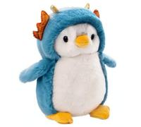 Peluche pingouin, en peluche, bleu, 20 cm, cadeau pour garçons et filles, bébés