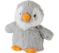 Peluche Pingouin Gris,Peluche Lestée Entièrement Chauffante,Légèrement Parfumée À La Lavande Française Séchée,Peluche Chaude Ou Froide,Taille Junior