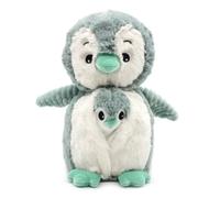 Peluche Pingouin Iglou Maman et Bebe Menthe Ptipotos