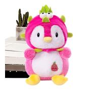 Peluche Pingouin,Jouets Doux Pingouin Fruit | Jouets d'Accompagnement Doux - pour Adultes Collectionneurs Temps De Jeu Heure du Coucher Chambre Salon Voiture Canapé Lit Chambre D'Voyage