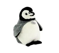 Peluche pingouin mascotte peluche grise 30 cm