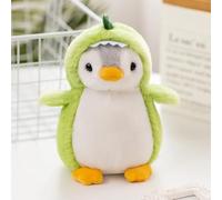 Peluche pingouin vert de 20 cm - Poupée et doudou douillet, garçon, fille et bébé