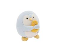 NICI Peluche Pingouin Waddle 16 cm avec canard – boîte cadeau 11x12x6,5 cm Bleu