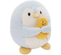 Peluche pingouin Waddle avec canard Jaune