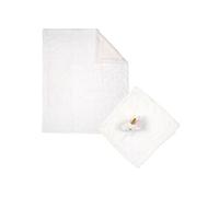 Generique – Peluche et plaid bébé Licorne 75x100 cm Blanc