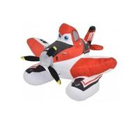 Peluche Planes : Dusty Bombardier A Eau 21 Cm - Avion Rouge Et Blanc - Pelcuche Simba - Enfant