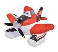 Peluche planes : dusty bombardier a eau 21 cm - avion rouge et blanc - pelcuche simba - enfant G