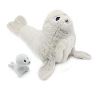 Déglingos Peluche Ploufou Maman et Bébé Les Ptipotos 35 cm