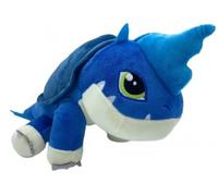 Peluche plowhorn Dragon Bleu 42 cm - pour Dragons - Set Jouet Garcon Doudou Enfant et Carte Tigre