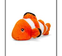Keel Toys - Peluche Poisson Clown SE1017 33 cm Orange/Blanc