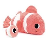 Peluche poisson-clown Bigou maman et son bébé corail Rose