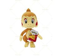 Pokémon PKW2692 Chimchar Peluche 20,3 cm - Détails Authentiques - Jouets pour Enfants - Multicolore