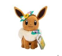 Peluche Pokemon Evoli Couronne De Fleurs (20 Cm)