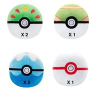 Peluche - Pokemon - Pokéball 1 aléatoire De 6 12cm
