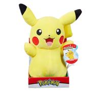 Peluche Pokémon - POKEMON - Pikachu 30,5 cm - Doux et énergique