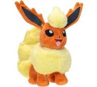 Peluche pokemon pyroli 23 cm - jouet doudou cadeau enfant - nouvelle collection - set peluche + carte animal