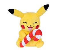 Peluche Pokémon Saisonnier Pikachu avec sucre d'orge
