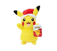 Pokémon Peluche Pikachu édition saisonnière avec bonnet de Père Noël W4