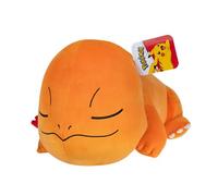 Pokémon Peluche Salamèche Qui dort Peluche Exclusive de 45 cm Qui dort