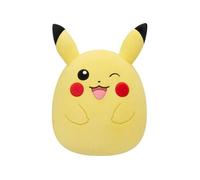 Pokémon Bandai Squishmallows - Pikachu Peluche Géante Ultra-Douce 50 cm - Licence Officielle - JWS00050