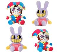 Peluche Pomni Jester Clown du Cirque Numérique Incroyable, jouet en peluche doux, poupée de dessin animé, décoration d'intérieur, coussin décoratif, cadeau pour adulte Rabbit 27cm