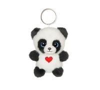 Porte-clés Peluche Panda Doux Pour Enfant 8cm Gris TU