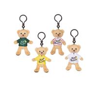Peluche porte-clés GIPSY Ours Tour de France 10 cm Blanc