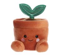 Aurora World – Peluche Palm Pals Terra Pot de Fleur 33793, marron 13 cm