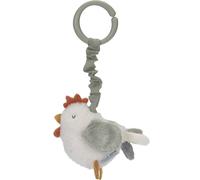 Peluche poule vibrante à suspendre beige TU