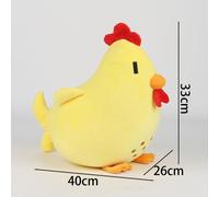 Peluche poulet Stardew Valley avec remplissage coton Pp pour enfants et collectionneurs