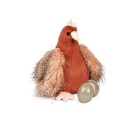 peluche poulette et ses oeufs d'or