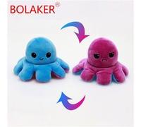 Peluche poulpe Flip jouet,Violet et bleu