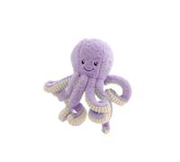 Peluche Poulpe Visage souriant 18 cm D-Violet