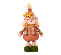 Peluche Poupée Épouvantail - Figurines Naines De Thanksgiving | Gnomes d'automne debout, décoration de table pour poupée de récolte d'automne, décoration d'étagères à feuilles d'érable