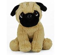 Peluche pour Chien Carlin, Super Mignon, Peluche Assise env. 18 cm