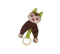 Peluche pour chien - chat avec herbe à chat avec anneau en bois Nobby Pet Vert 17 cm