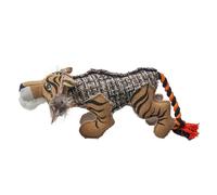 Peluche pour chien Duvoplus Tigre Canvas Beige 13x34x15 cm