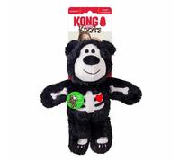 Peluche pour chien Kong Halloween Wild Knots Skeleton Bear Noir M/L / 8x23x25 cm