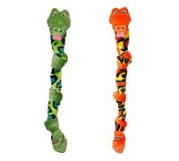 Peluche pour chien Kong Knots Snake Vert M/L / 62x8x10 cm