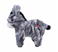 Peluche pour chien Kong Low Stuff Donkey Stripes Gris 25x27x8 cm