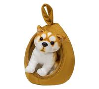 Peluche pour chien - Peluche douce - 17,8 cm - Coussin pour chiot - Figurine en peluche pour décoration d'anniversaire sur le thème des animaux